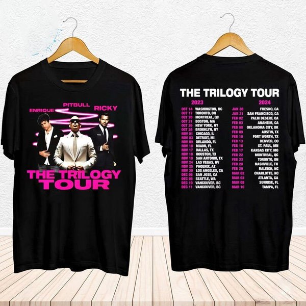 The Trilogy Tour 2023 2024 Enrique Iglesias X Pitbull X Ricky Martin T-Shirt-image