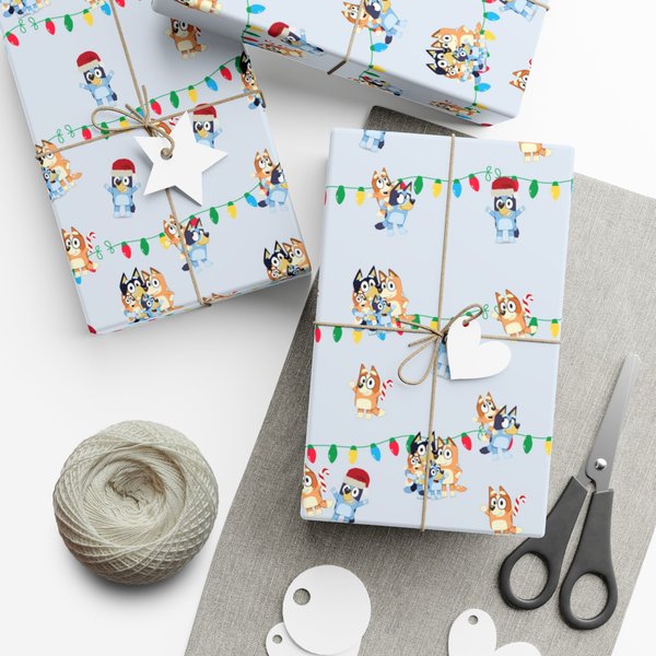 Blueydad Family Christmas Wrapping Paper-image