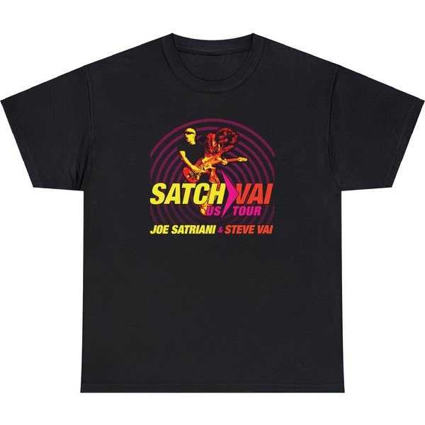 Joe Satriani And Steve Vai's Satch Vai 2024 Us Tour Shirt-image