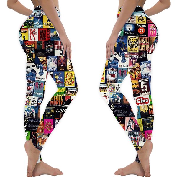 Musicals Broadway West End Leggings-image