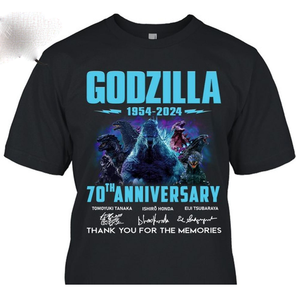 God Zilla 1954-2024 70Th Anniversary Thank You Shirt, God Zilla Shirt-image