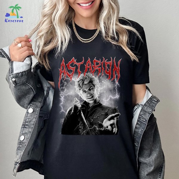 Heavy Metal Astarion Shirt, Astarion Bootleg Tee, Baldurs Gate 3 Adventure Awaits Shirt-image