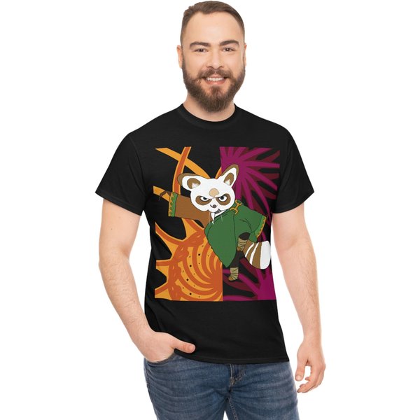 Master Shifu | Unisex Heavy Cotton Tee | Kung Fu Panda T-Shirt-image