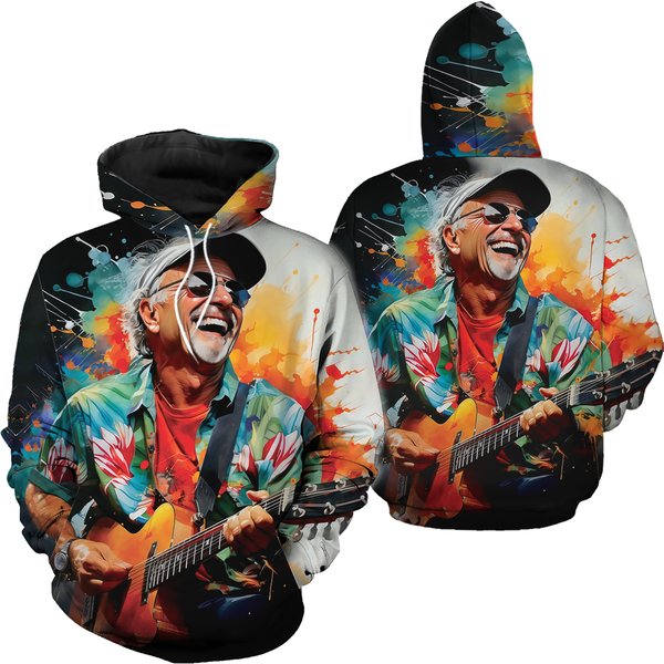 Jimmy Buffett Memorial 3D Hoodie-image