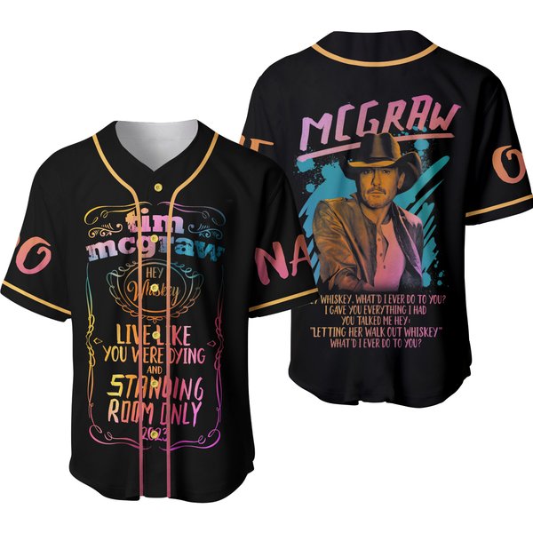 Christmas Personalized Tim Mcgraw Baseball Jersey Shirt-image