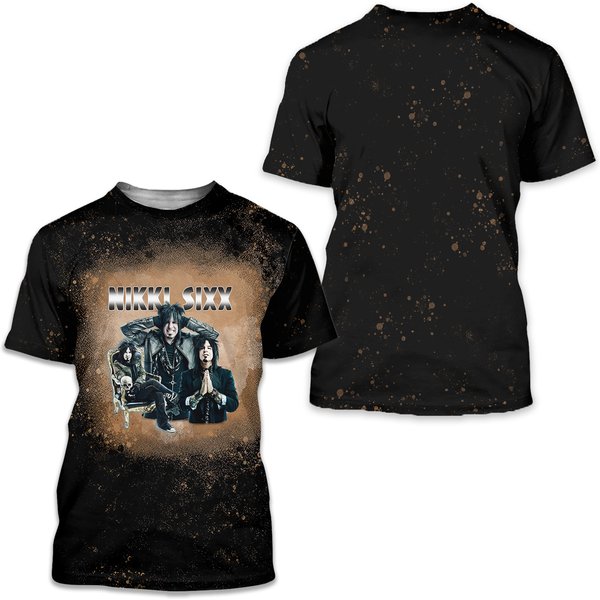 Nikki Sixx Bleached Shirt, Nikki Sixx T-Shirt-image