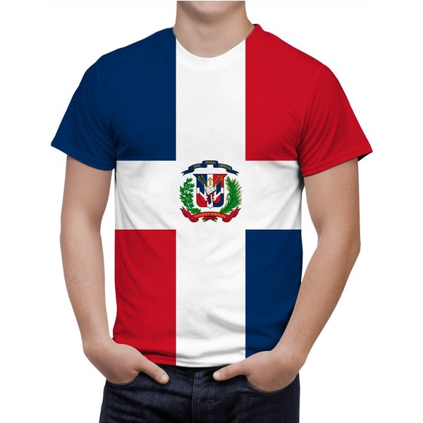 Dominican Republic Flag Shirt, Patriotic 3D T-Shirt-image