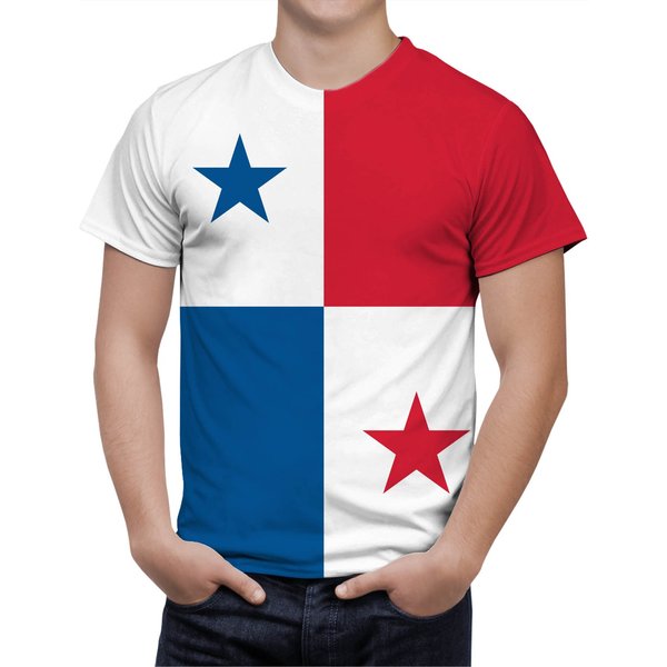 Panama Flag Shirt, Patriotic 3D T-Shirt-image