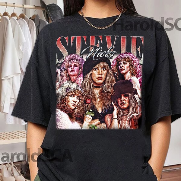 Limited Stevie Nicks Vintage T-Shirt, Gift For Women And Man Unisex T-Shirt-image