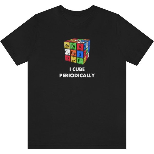 I Cube Periodically Rubik's Cube Chemistry T-Shirt-image