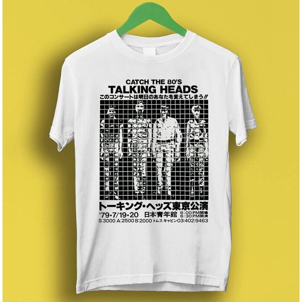 Talking Heads Japanese 1980 Us Tour Catch The 80'S Punk Rock Unisex T-Shirt-image