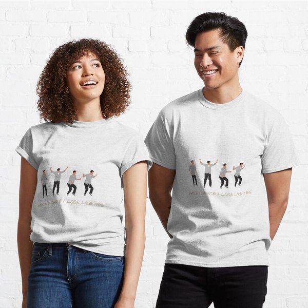 Chandler Bing Dancing Classic T-Shirt-image