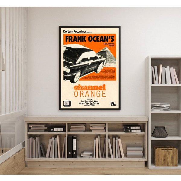 Frank Ocean Channel Orange Poster, Frank Ocean Singer Poster-image