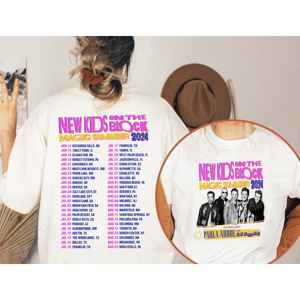 Nk On The Block The Magic Summer Tour 2024 T-Shirt-image