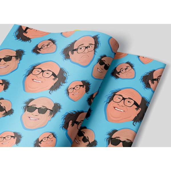X2 Sheets Danny Devito Wrapping Paper - Birthday Thank You Leaving Any Occasion