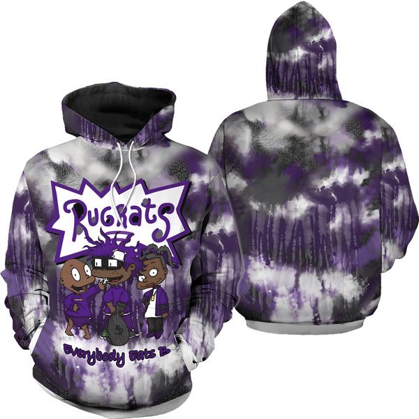 Dark Iris 3S Matching 3D Hoodie-image