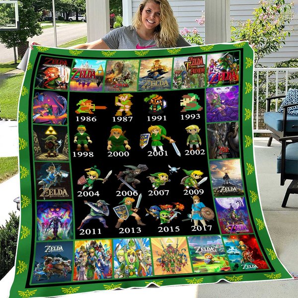 Legend Of Zelda Premium Fleece Blanket-image