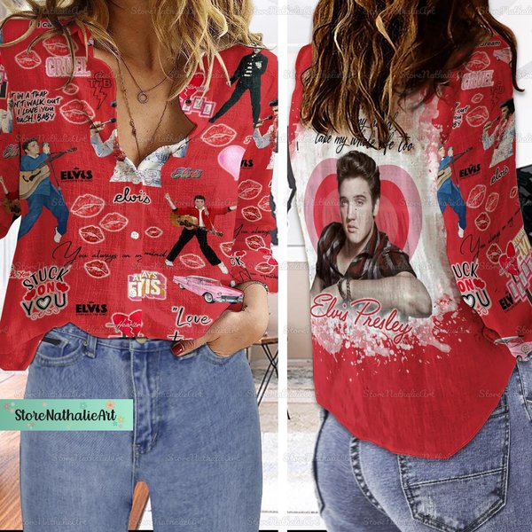 Elvis Presley Linen Shirt-image