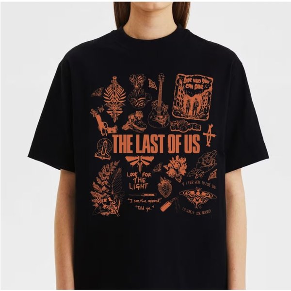 The Last Of Us Movie Doodle Art Shirt | Vintage The Last Of Us Shirt-image