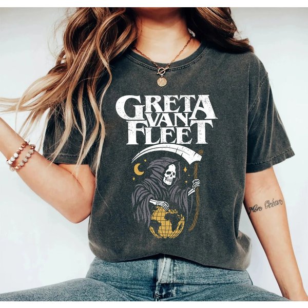 Greta Van Fleet T-Shirt Music Tee Featuring Josh-image