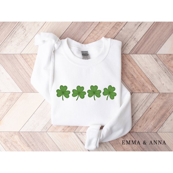 Shamrock Sweatshirt, St Patricks Day Sweatshirt, St Patricks Day Sweatshirt-image