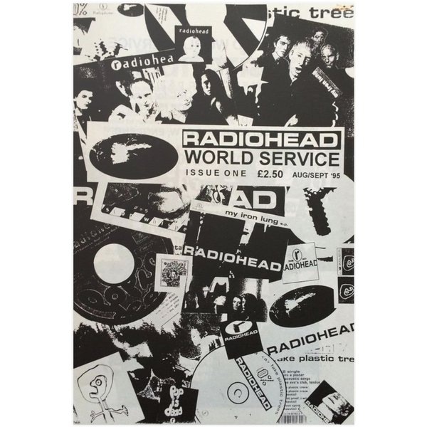 Radiohead Vintage Concert Music Poster-image