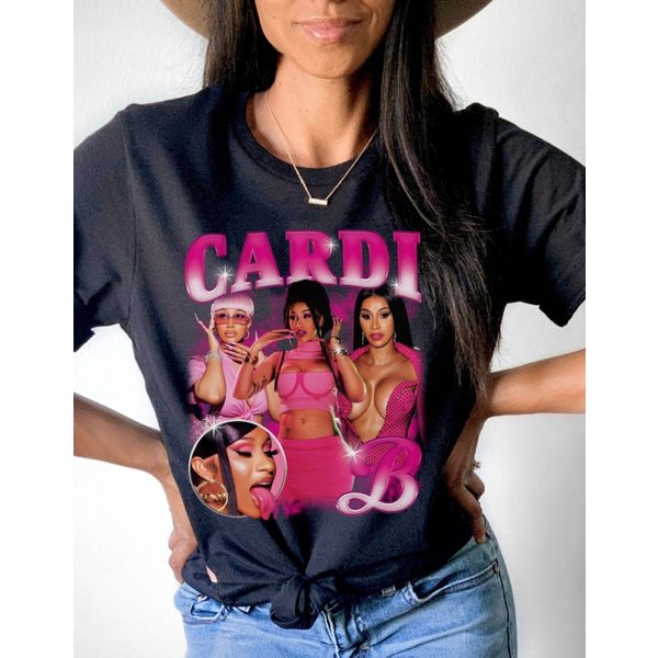 Retro Cardi B T-Shirt-image