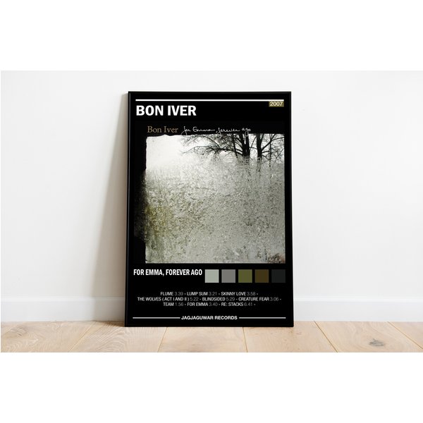 Bon Iver Poster | Bon Iver Album Cover Poster-image