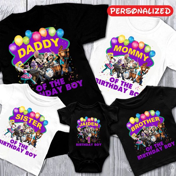 Chuck E Cheese Birthday Shirt-image
