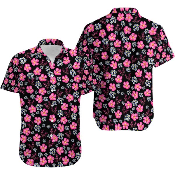 Floral Alaskan Hawaiian Shirt-image