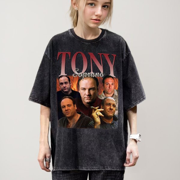 Tony Soprano Vintage Shirt, Actor Fans Shirt Gift-image