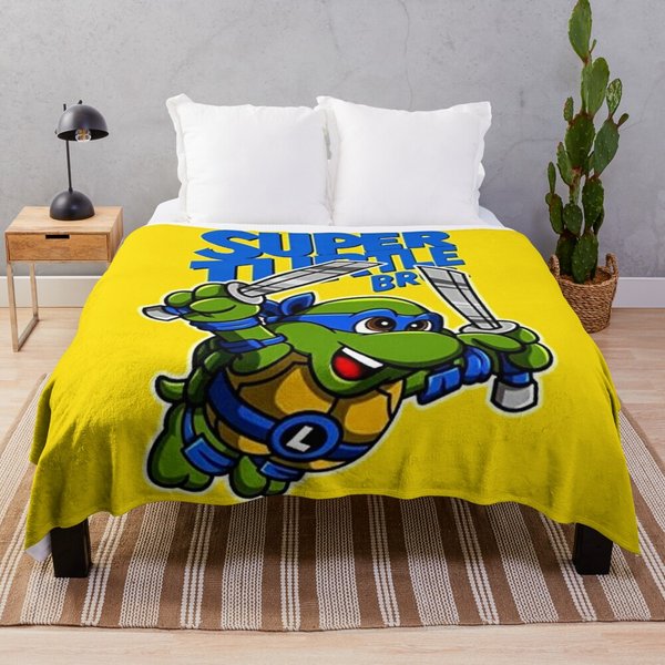 Super Turtle Bro Leonardo Tmnt Teenage Mutant Ninja Turtles Blanket-image