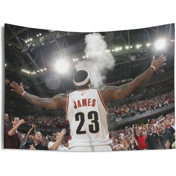 King James Lebron James Tapestry, Basketball Goat Home Decor-image