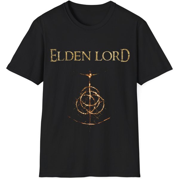 Elden Lord Logo Shadow Of The Erdtree Unisex T-Shirt-image