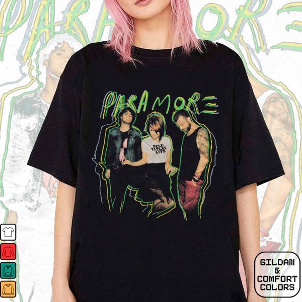 Paramore Band Tee 2014 Monumentour Tour Concert T Shirt-image