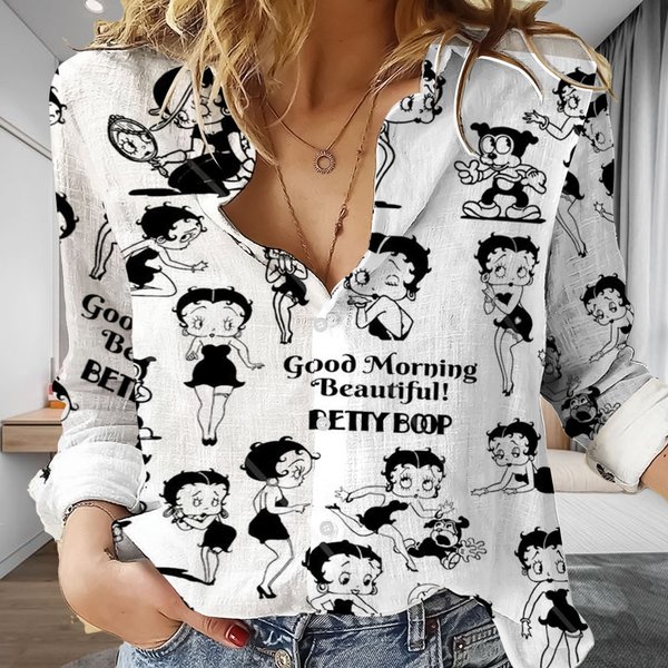 Betty Boop Women's Blouses, Vintage Shirt