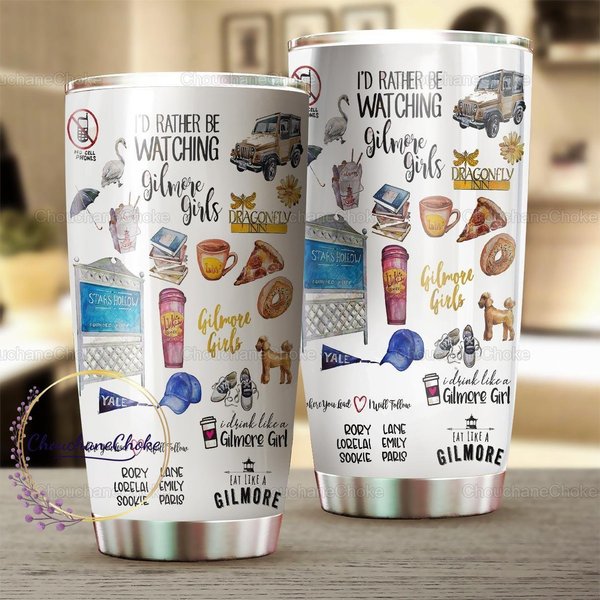 Gilmore Girl Tumbler, Stars Hollow Tumbler, Gilmore Girl Gift, Lukes Dinner Coffee Tumbler-image