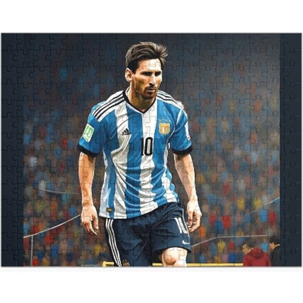 Lionel Messi Jigsaw Puzzle, Soccer Goat Jigsaw Puzzle-image