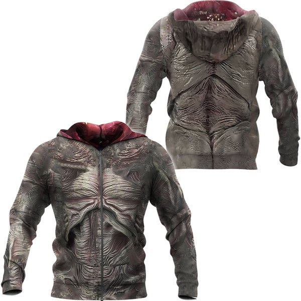 Demogorgon Hoodie, Cosplay 3D Zip Hoodie-image