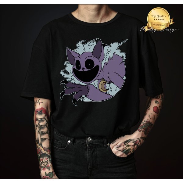 Smiling Critters Cat Nap Poppy Playtime Shirt, Horror Game T-Shirt-image