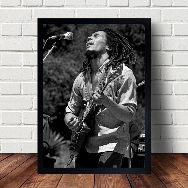 Bob Marley Music Poster Canvas Art Wall Home Decor(No Frame)-image