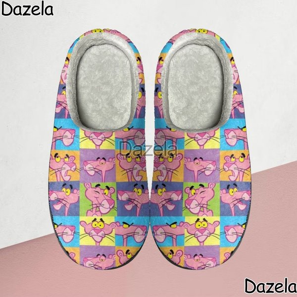 Pink Panther Indoor Slippers, Cartoon Slippers-image