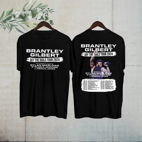 Brantley Gilbert Off The Rails Tour 2024 Shirt-image