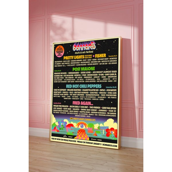 Poster Bonnaroo 2024 Line Up Poster-image