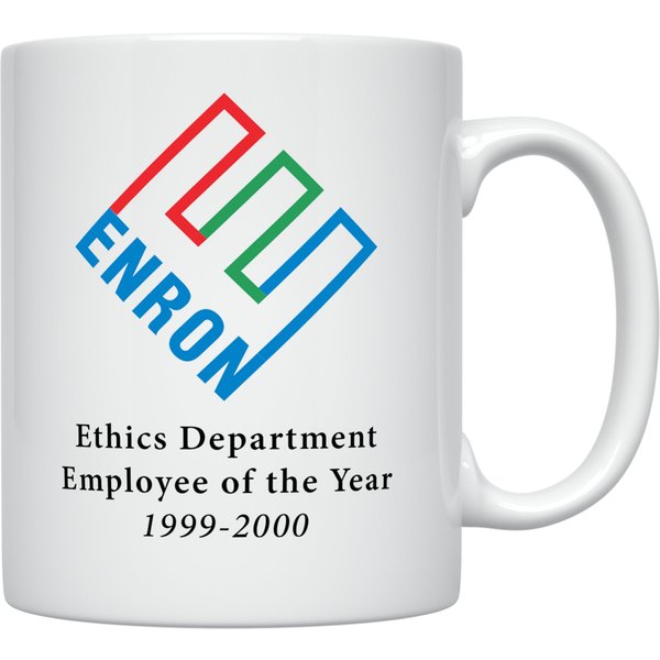 Enron Ethics Department Employee Of The Year Mug, Funny Finance Corporate Fraud Gift-image