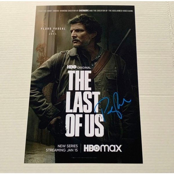 Pedro Pascal Signed Last Of Us Poster-image