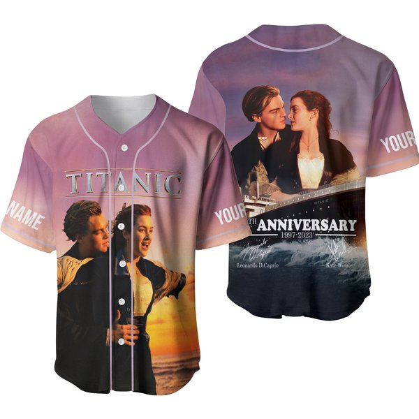 Personalized Titanic Baseball Jersey-image
