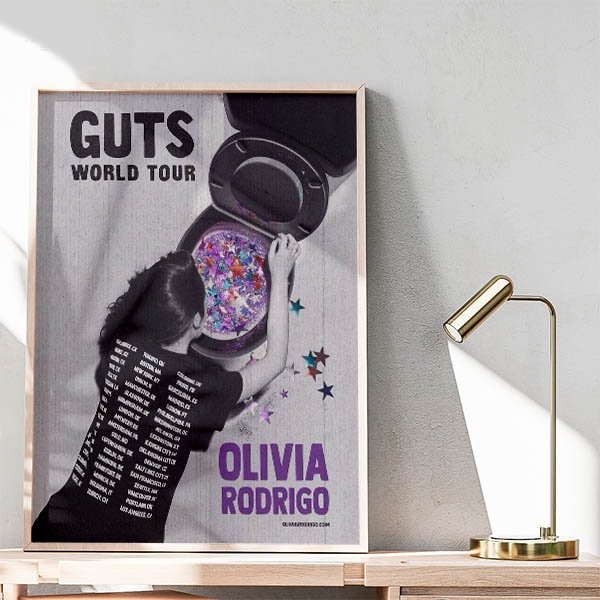 Olivia Rodrigo Guts Tour 2024 Poster-image