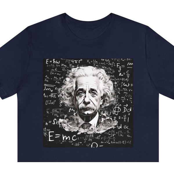 Einstein Formula E=Mc2 Mathematician T-Shirt-image