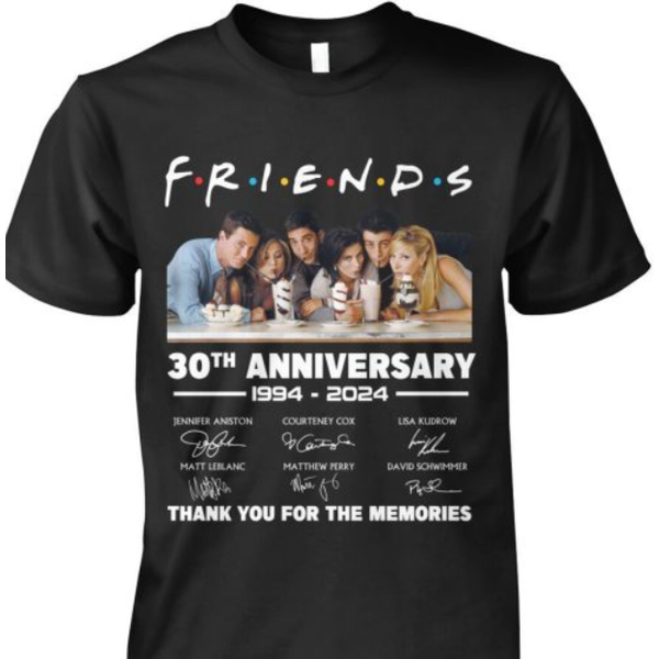 Friends 30Th Anniversary 1994 – 2024 T-Shirt Thank You-image